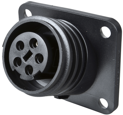 [127013] Flange Mounting Connector Female 5-Pole