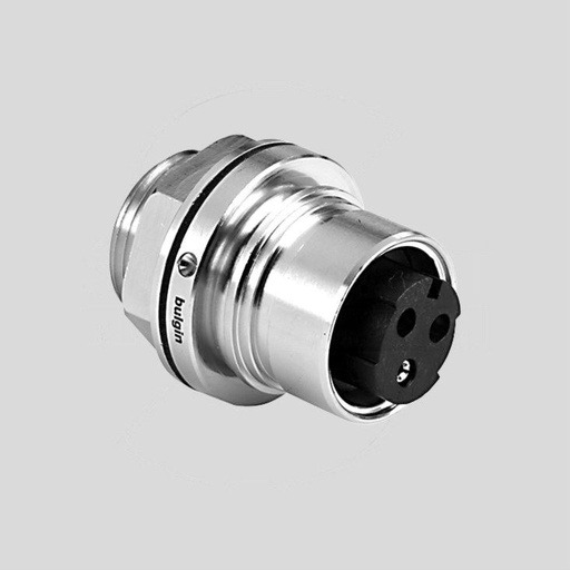 [127047] Metal Chassis Conn. Male 16-Pole Crimp