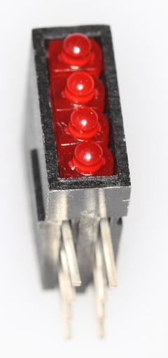 [127625] LED array 4-dobbelt RØD