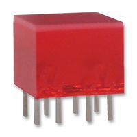 [127626] LIGHT BAR, RED, 10 X 10MM.
