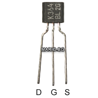 [128344] N-FET 40V 2.6mA Up&lt;1.5V  TO-92