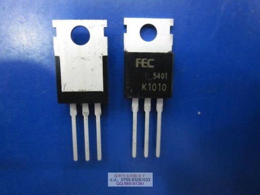 [128368] N-FET 500V 6A 80W TO-220F