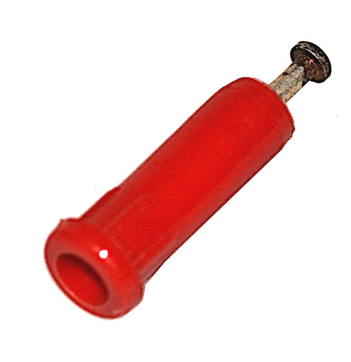 [128415] Laboratoriesokkel for 2mm. RØD