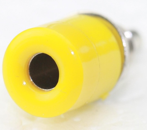 [128435] Banan Bøsning (Chassis) 4mm Gul