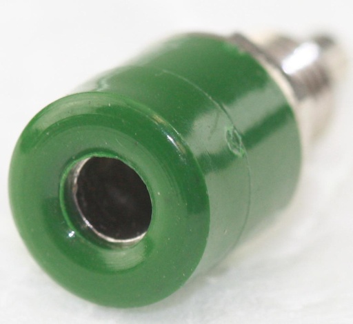 [128436] Banan Bøsning (Chassis) 4mm Grøn