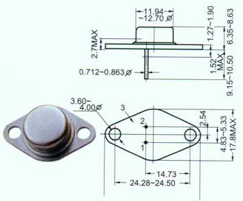 [128505] SI-N 300V 7A 45W &gt;1MHz TO-66