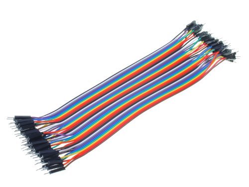 [128727] Jumperkabel, Breadboard, han/han, 20cm, 40-pin