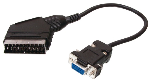 [128741] Scart HAN - VGA HUN adapter, 30cm
