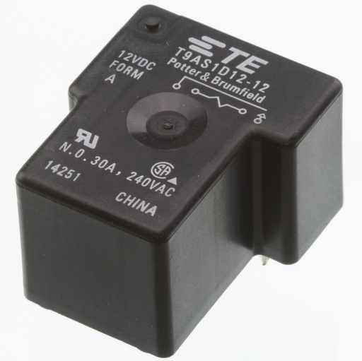 [129733] PCB RELAY 1 x slutte SPST 30A 12VDC