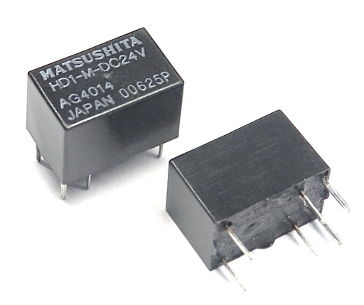 [129739] 1 x skifte relæ 24VDC 1A 2060R Ultra-miniature