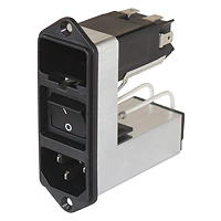 [130709] Gerätestecker-Kombi-Element m.Netzfilter Schurter