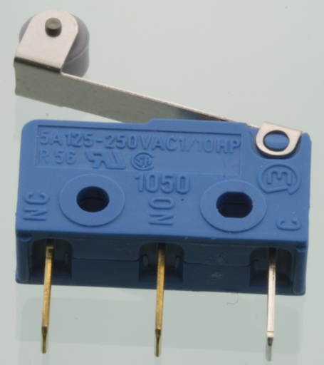 [131012] Microswitch, 20x10x6,4mm, MED RULLE