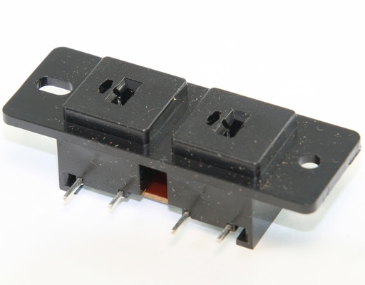[131080] Højttaler bøsning 2 x HUN DIN PCB