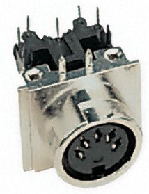 [131249] DIN Panel/PBC-stik 5-Pol "D" 45/180¤ Hun