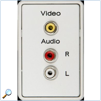 [131386] Video-audio vægudtag