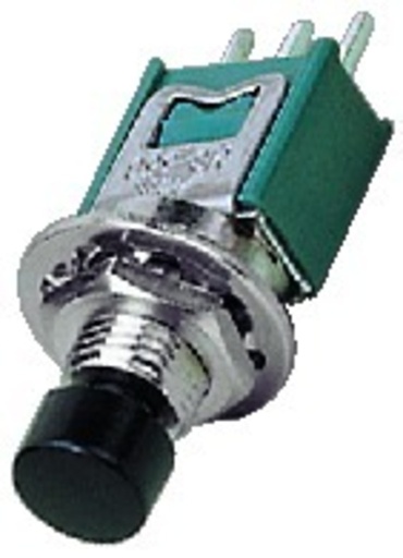 [131531] Mini trykknap sort