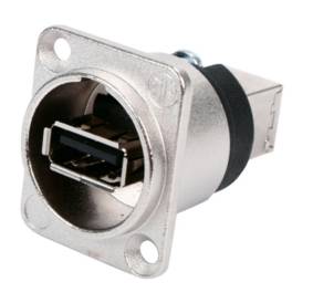 [97960] Neutrik USB chassis bøsning