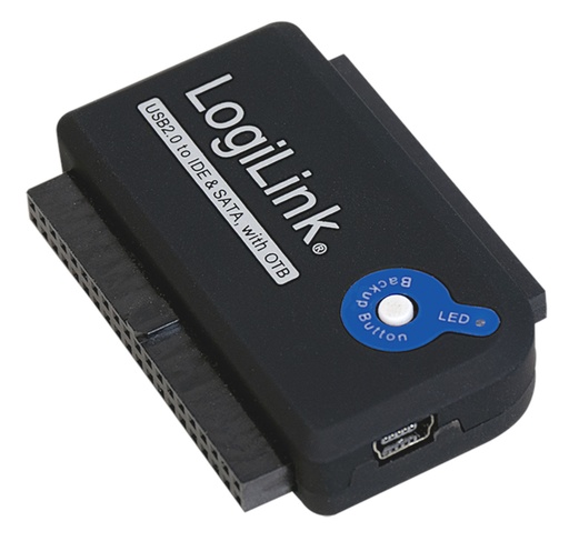 [98617] SATA + IDE Harddisk Adapter, USB 2.0 til 2.5" + 3.5", OTB