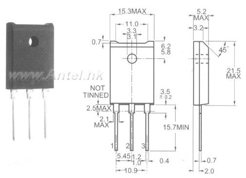 [99140] SI-N 500V 10A 100W TO-3PBL