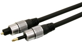 [99304] HQ Optisk kabel Toslink - mini Toslink, 5 m.