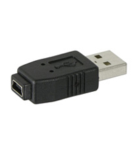 [99306] USB adapter USB A han - USB mini 5p hun