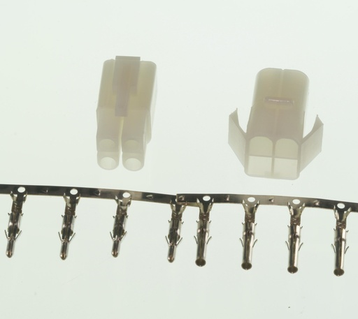 [99971] Tamiya stiksæt 6,2mm 4-POL (2.Rækker)