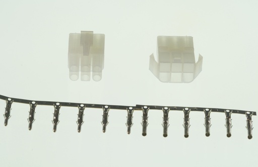 [99972] Tamiya stiksæt 6,2mm 6-POL (2 RÆKKER)