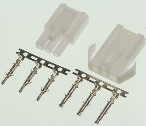 [99975] Tamiya stiksæt 4,5mm 3-POL/1 Række