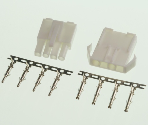 [99976] Tamiya stiksæt 4,5mm 4-POL/1 Række