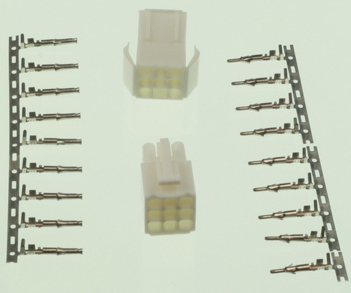 [99979] Tamiya stiksæt 4,5mm 9-POL/3 Rækker