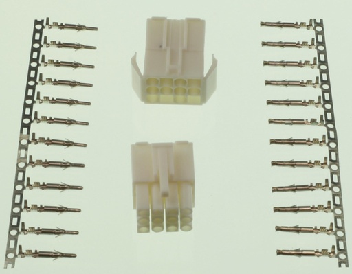 [99980] Tamiya stiksæt 4,5mm 12-POL/3 Rækker