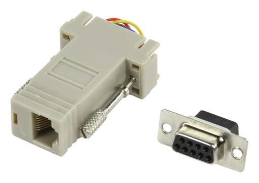 [99988] RS232 Jumperbox RJ45 (8P8C) hun - DSUB 9 hun
