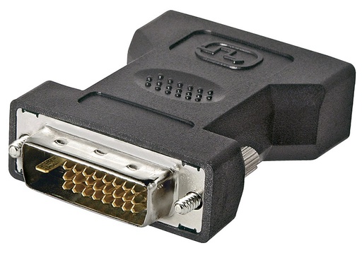 [100086] DVI adapter, DVI-D - DVI-I M/F