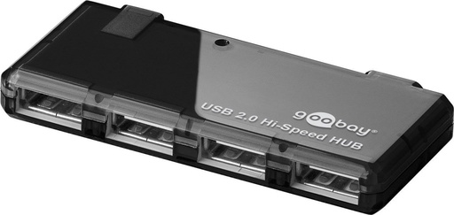 [100099] USB 2.0 HUB, 4 porte, inkl. netdel
