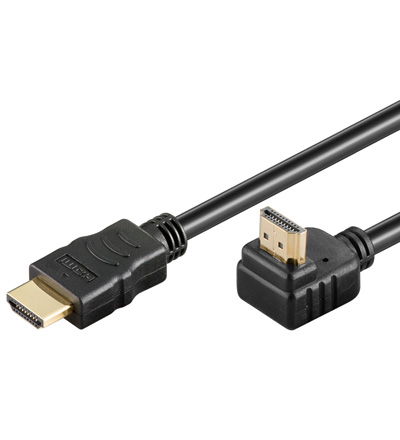[100123] HDMI 1.4, vinklet 90°, 1,5m
