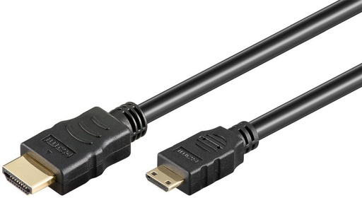 [100143] High Speed HDMI to mini HDMI cable with ethernet 3mtr.