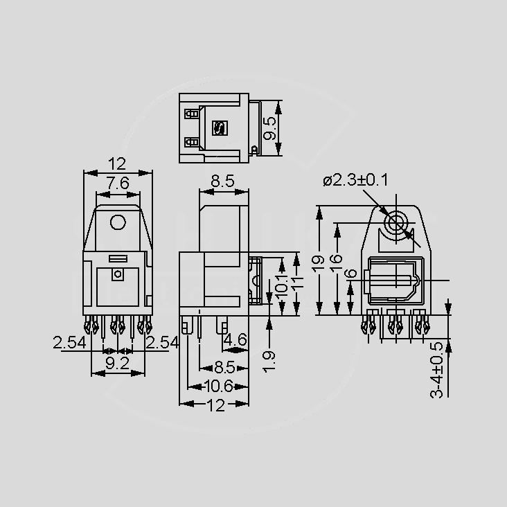 [107848] Fiber Optic Rec. Module -24dBm 13,2Mb/s