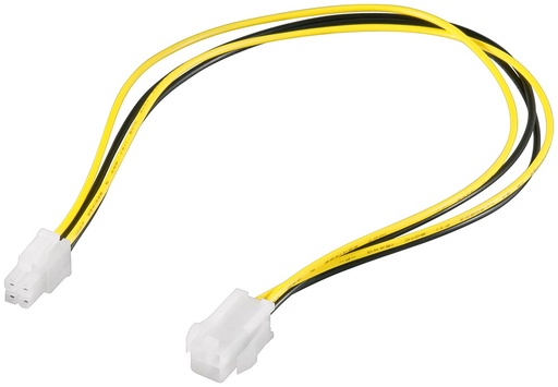 [109895] PC strømkabel forlænger ATX12 P4, 4 pin
