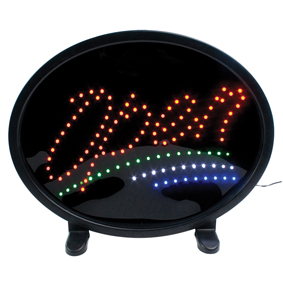 [109934] Deluxe LED Skilt "OPEN"