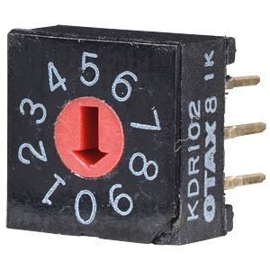 [123239] OTAX, Rotary Code Switch, BCD, 10 positions