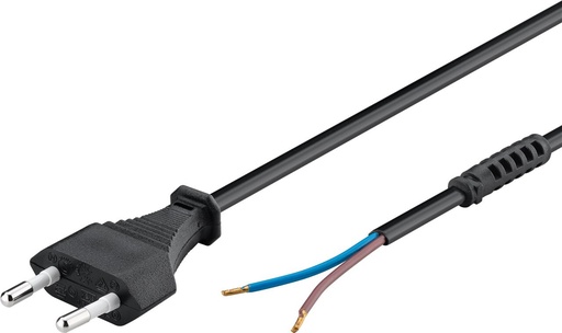 [123794] Euro ledning, til samling; 1,5 m, sort