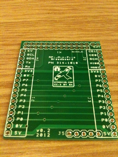 [123804] MiniPiio Protoboard udvidelse til Raspberry Pi