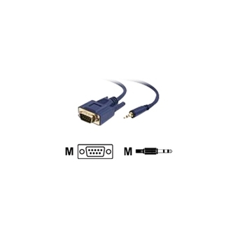 [123894] RS232 DSUB9 HAN - minijack kabel, 1,8m