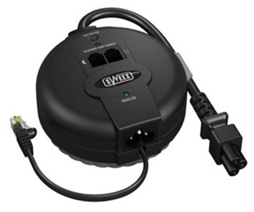 [123903] SWEEX LAPTOP TRAVEL SURGE PROTECTOR AC/RJ11