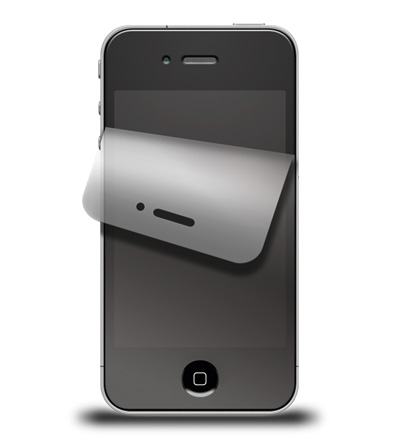 [124005] Display foil for iPhone 4/4S (12 stk. front)