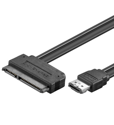 [124035] SATA-kabel eSATAp Power --> HDD 2m