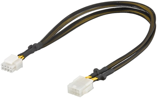 [124049] PC grafikkort strømkabel forlænger PCI-E / PCI Express, 8 pin