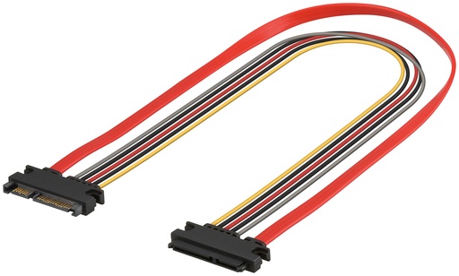 [124072] SATA data og strøm forlænger, 30cm