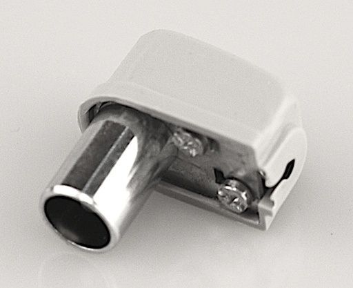 [124163] Coax HAN vinkel Ø=13mm. Gammel type
