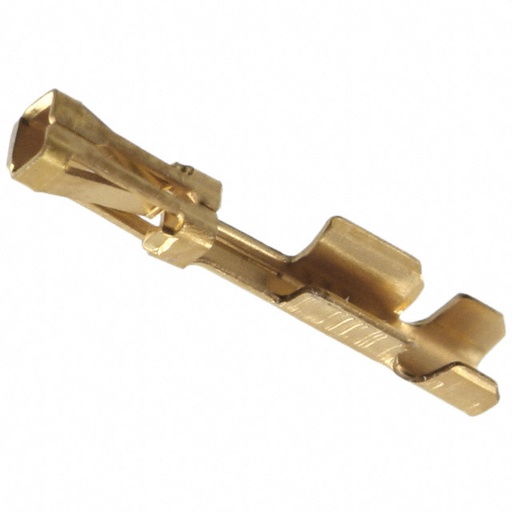 [124216] Crimp ben til AMPMODU I serie, guld, 22-18AWG